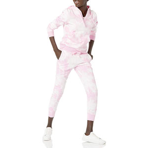 2025 Arrival <b>Pink</b> Camo Pattern Cotton Oversize <b>Hoodie</b> Thick Fleece Drop Shoulder Plain Blank Custom <b>Women</b> Hoodies Manufacturer - Product Image 3