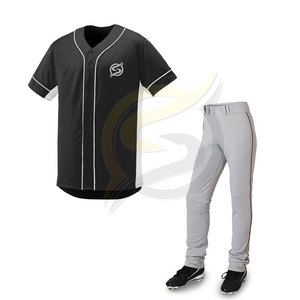 OEM al por mayor 100% poliéster uniformes de béisbol diseño su propio Béisbol Softbol uniformes para los hombres Jersey y pantalón conjunto - Product Image 2