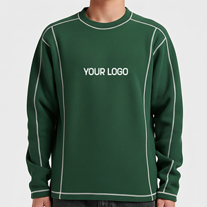 สินค้ามาใหม่ 2025 เสื้อฮู้ดดี้ผู้ชายผ้าฝ้าย 100% ปักโลโก้ เนื้อผ้าหนา 500% GSM สวมใส่สบาย ทรงโอเวอร์ไซส์ - Product Image 1