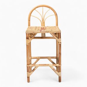Wicker Vintage Rattan Bar Stool for Home or Commercial Kitchen and Dining Areas Best Seller of the Year - Product Image 3