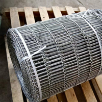Yuchen hittebestendige draadgaas transportband voor oven, premium transportband type ketting, makkelijk te reinigen, food grade transportband