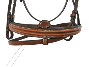 BRIDA DE CABALLO DE CUERO PURO HECHA A MEDIDA CRISTAL BLING CUERO PURO HECHA LA BRIDA PARA LA BRIDA DE PROPÓSITO DE CARRERAS DE CABALLOS - Product Image 6