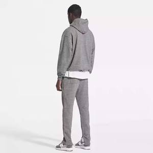 Pull à capuche d'hiver GSM lourd personnalisé pour hommes 100% coton polyester surdimensionné motif unisexe brodé Min. Order 2 - Product Image 4