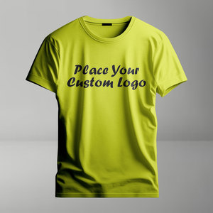 T-shirt unisexe en coton épais avec logo personnalisé dtg transfert de chaleur coupe ample haut vierge pour hommes fabricant - Product Image 1