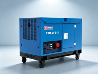 Générateurs diesel silencieux de 15 kW pour la maison, 20 kVA max, bicylindre en V, démarrage électrique, groupe électrogène diesel AVR, réservoir de 26 L, 230 V 400 V