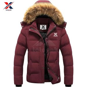 Veste d'hiver unisexe décontractée réversible de haute qualité, 50% duvet, avec col en fourrure et fermeture éclair, épaisse, à capuche - Product Image 5