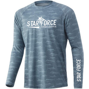 Poliéster personalizado rendimiento en blanco al por mayor impermeable pesca camisa Unisex secado rápido Upf 50 sublimación de manga larga - Product Image 1