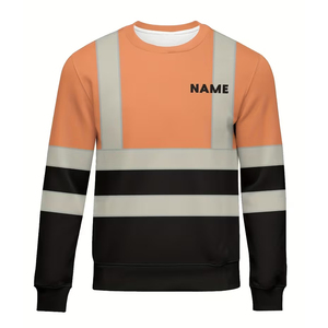 Sweat-shirt en polaire réfléchissant haute visibilité, vêtements de travail chauds et de sécurité, 100% polyester - Product Image 3