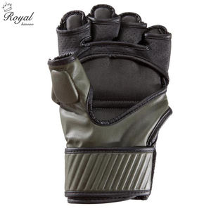 Gants de boxe Mma avec logo personnalisé Gants Mma demi-doigt en PU pour l'entraînement Gants de boxe durables - Product Image 3