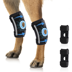 Attelle de genou pour chien ELEVE, respirante, chaude, en tissu polaire mignon, manchon de protection pour les articulations des animaux de compagnie, toutes saisons - Product Image 1