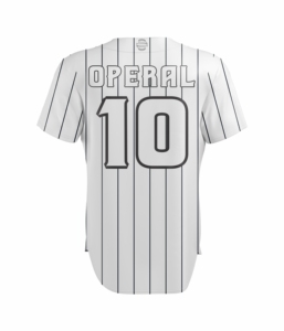 Conjunto de Camiseta de Béisbol OPERAL Personalizada, Transpirable, de Secado Rápido, 100% Poliéster, 160g, con Botones y Malla de Sarga para Equipos de Softbol - Product Image 4