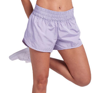 Conjunto corto cortavientos de dos piezas de nailon 100% de alta calidad para mujer, Top corto personalizado por encima de la rodilla, venta al por mayor - Product Image 2