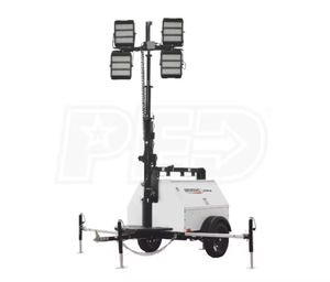 60% de Descuento en Generac MLT4060KVLED-STD - Torre de Iluminación Vertical Diésel Remolcable de 6kW con Motor Kubota y Cabrestante Eléctrico - Product Image 1