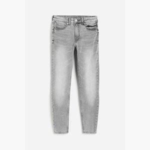 Pantalones Vaqueros de Mezclilla Azul para Mujer, Corte Recto, Casuales, Ecológicos, 100% Algodón, Cintura Alta, Servicio OEM, Venta al Por Mayor Personalizada - Product Image 5