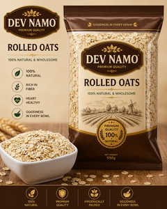 Flocons d'avoine instantanés de qualité supérieure 100% naturels riches en fibres petit-déjeuner sain flocons d'avoine bruts OEM marque privée emballage en vrac 1kg - Product Image 6