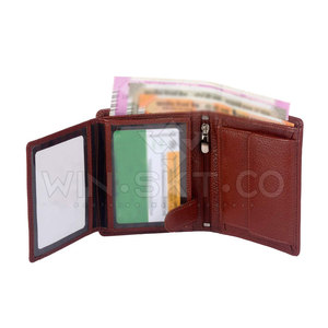 Portefeuilles en cuir véritable légers, imperméables, écologiques, à ouverture courte, de conception nouvelle et professionnelle, avec des options personnalisables - Product Image 6