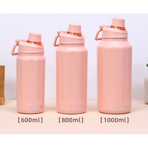 Botella de agua SilverJet de acero inoxidable con aislamiento al vacío de 600, 800 y 1000 ml con tapa para coche, hogar, oficina, regalo. - Product Image 4