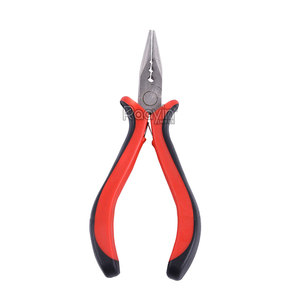 Premium 3-in-1 <b>Hair</b> <b>Extension</b> <b>Tool</b> - Steel Pliers for Forming Capsules with Flat Mouth and Bended Jaw - Product Image 2