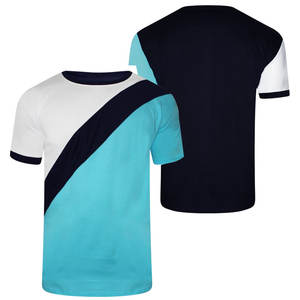 T-shirt à manches courtes col en V en coton tricoté 100 % écologique à séchage rapide, qualité supérieure, design uni, idéal pour le streetwear - Product Image 3