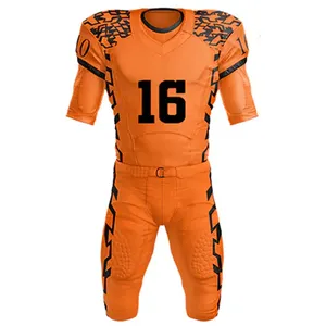Uniformes de Fútbol Americano de Alta Calidad, Transpirables, Anti-UV, de Secado Rápido, Ropa Deportiva para Hombre Adulto con Impresión por Transferencia de Calor - Product Image 1