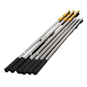 Positionnement télescopique manchon jaune renforcé double verrouillage pêche fruits cueillette pôle <span class=keywords><strong>élagage</strong></span> pôle toon criquet fleur extension - Product Image 1