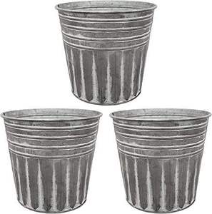 Maceta de Metal para Plantas, Decoración de Jardín Interior y Exterior, Contenedor de Plantas de Hierro Minimalista, Resistente a la Oxidación, para Uso en el Hogar y Balcón - Product Image 4