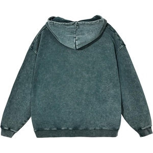 Top Qualité Élégant Lavage À L'Acide Hoodies Hommes Nouveau Design Lavage À L'Acide À Capuche Hommes En Gros Streetwear Hoodies Hommes - Product Image 6