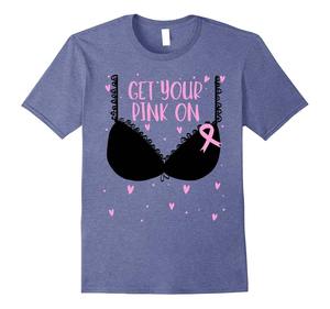 Camisetas de empoderamiento de guerreros de cinta rosa de gran tamaño de algodón 100% de alta calidad para la concientización y el apoyo del cáncer de mama - Product Image 6