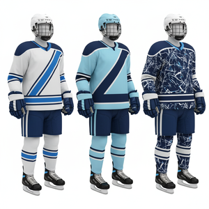Uniforme d'équipe de hockey sur glace en gros 2026 |   Maillots de sublimation personnalisés |   Fournisseur OEM d'usine - Product Image 1
