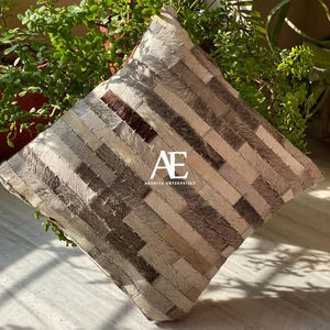 ปลอกหมอนอิงหนังวัวแท้สำหรับทำงาน,ปลอกหมอนอิงตกแต่งบ้านทำจากขนสัตว์มีสไตล์ - Product Image 1