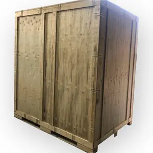 卸売カスタム寸法折りたたみ式木製合板クレート環境にやさしい収納ボールト配送ボックスEVモデルMOQサンプルなし