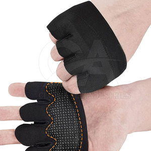 Guantes Profesionales de Halterofilia sin Dedos con Palma de Neopreno, Guantes de Gimnasio Antideslizantes y Absorbentes de Impactos para Entrenamiento - Product Image 5