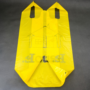 Precio del fabricante, camiseta de comestibles, bolsas de gran tamaño, camiseta personalizable impresa en Color, bolsas de plástico para supermercado, proveedor Haplast - Product Image 2