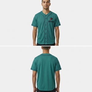 Camiseta de Béisbol Personalizada para Hombre, Ropa Deportiva de Club, 100% Poliéster, Cuello en V, Transpirable, Antibacteriana, Estampado Frontal, para Toda Temporada - Product Image 5