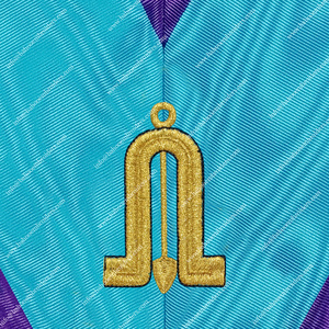 Collier d'officier de qualité supérieure pour Memphis Misraim Rite Second Guard Masonic Regalia Accessoire d'appareil - Product Image 2