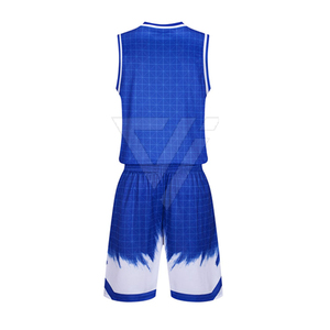 Tenues de basketball personnalisées pour hommes à faible MOQ, respirantes, dernier design, impression de logo personnalisée - Product Image 3