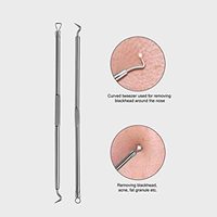 Outil d'extraction des points noirs et des boutons d'acné avec aiguilles Nettoyant pour le visage - Marque IRONCURE INDUSTRIES 100% Haute qualité