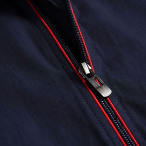 Blouson aviateur pour hommes avec logo personnalisé de haute qualité avec col montant 100% polyester style chauffant imperméable tricoté nouveau design - Product Image 4