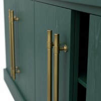 Buffet S Trekking Vert, Meuble de Cuisine, Table de Cuisine, Mobilier d'Intérieur, MDF, Chêne Massif Moderne, Multifonctionnel