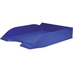 Soennecken Oeco DIN A4 Bandeja para Documentos Azul, Bandeja de Poliestireno para Archivos - Product Image 1