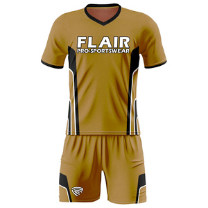 Camiseta de fútbol para niños de diseño retro personalizado, la mejor calidad, 100% poliéster, cómoda, transpirable, Parte delantera corta, conjuntos de nombre OEM nacional - Product Image 5
