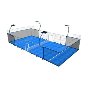 2023 populaire Nouveau Design Produit Padel Tennis Court Sports de Plein Air Prix Usine De Padel