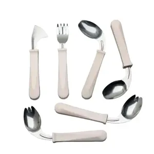 Manche en bois ensemble de couverts en acier inoxydable finition miroir parfait pour les fêtes de mariage hôtel salle à manger et cuisine à domicile - Product Image 5