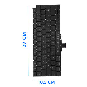 Tastiera Sostitutiva Originale ed Efficiente per MacBook Air 2337, Interfaccia USB, 61 Tasti, Design Wireless in Francese e Russo - Product Image 3