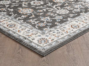Alfombra Turca de Lujo Hecha a Máquina Palmira 32x35 Azul D Gris Premium para Sala de Estar del Fabricante de Gaziantep - Product Image 3