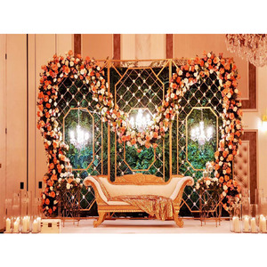 เชิงเทียนสำหรับงานแต่งงานแบบอาหรับฉากหลังสำหรับติดเวทีเวทีฉากหลังเทียนสำหรับงานแต่งงาน - Product Image 1