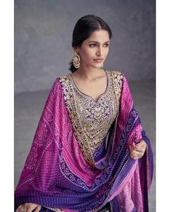 Diseñador de calidad estándar Chinon Salwar Kameez Suit Wedding and Festival Wear de Export Party Wear Ropa paquistaní - Product Image 2