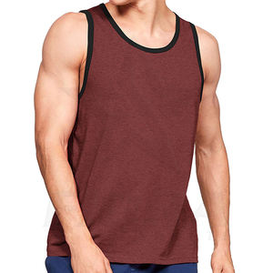 Servicio OEM, Camiseta sin Mangas Transpirable y Ligera para Hombre, para Uso en Exteriores de Verano, Estilo Casual Tejido, Talla Grande - Product Image 1