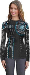 OEM Rash Guard Femmes Sublimation Imprimé Spandex Rash Guard Gym Rashguard Compression Shirts MMA Rash Vest - Product Image 4