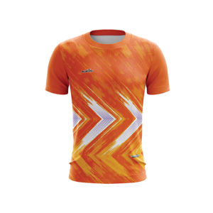 เสื้อเจอร์ซีย์กราฟิก100% โพลีเอสเตอร์ไมโครโพลีเอสเตอร์เสื้อยืดกีฬาบลูแมนเสื้อยืดแขนสั้นพิมพ์ซับลิเมชันสำหรับทุกเพศจากประเทศไทย - Product Image 3